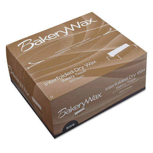 Ecocraft Interfolded Dry Wax Bakery Tissue,6 X 10 3-4, White,1000-box,10 Box-ct