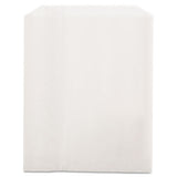 Grease-resistant Single-serve Bags, 6" X 7.25", White, 2,000-carton