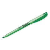 Brite Liner Highlighter, Chisel Tip, Fluorescent Green, Dozen