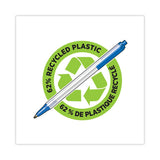 Revolution Ballpoint Pen, Retractable, Medium 1 Mm, Blue Ink-semi-clear Barrel, 48-pack