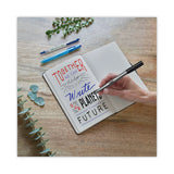 Revolution Ballpoint Pen, Retractable, Medium 1 Mm, Blue Ink-semi-clear Barrel, 48-pack