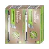 Revolution Ballpoint Pen, Retractable, Medium 1 Mm, Black Ink-semi-clear Barrel, 48-pack