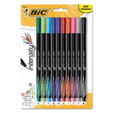 Intensity Stick Porous Point Marker Pen, 0.4mm, Assorted Ink-barrel, 10-pack