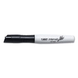 Intensity Low Odor Dry Erase Marker, Broad Chisel Tip, Black, Dozen