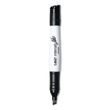 Intensity Low Odor Dry Erase Marker, Broad Chisel Tip, Black, Dozen