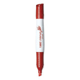 Intensity Low Odor Dry Erase Marker, Broad Chisel Tip, Red, Dozen