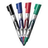 Intensity Tank-style Advanced Dry Erase Marker, Broad Bullet Tip, Assorted, 4-pack