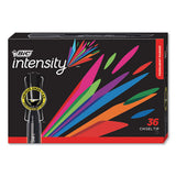 Intensity Chisel Tip Permanent Marker Value Pack, Broad, Black, 36-pack