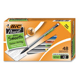 Xtra Smooth Mechanical Pencil, 0.7 Mm, Hb (#2.5), Black Lead, Clear Barrel, Dozen