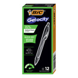 Gel-ocity Quick Dry Retractable Gel Pen, Medium 0.7mm, Black Ink-barrel, Dozen