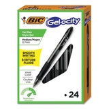 Gel-ocity Retractable Gel Pen Value Pack, Medium 0.7 Mm, Black Ink-barrel, 24-pack