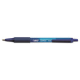 Soft Feel Retractable Ballpoint Pen Value Pack, 1mm, Assorted Ink-barrel, 36-pack