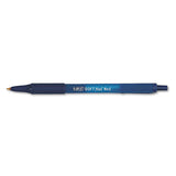 Soft Feel Retractable Ballpoint Pen Value Pack, Medium 1mm, Blue Ink-barrel, 36-pack