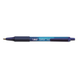 Soft Feel Retractable Ballpoint Pen Value Pack, Medium 1mm, Blue Ink-barrel, 36-pack