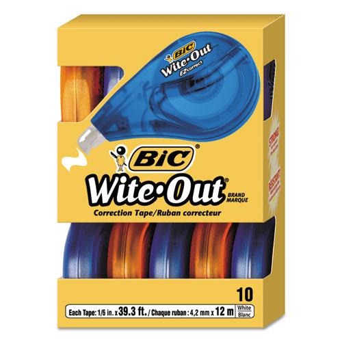 Wite-out Ez Correct Correction Tape Value Pack, Non-refillable, 1-6