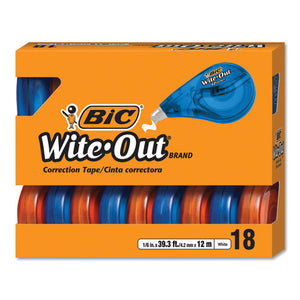 Wite-out Ez Correct Correction Tape Value Pack, Non-refillable, 1-6" X 472", 18-pack