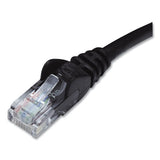 Cat6 Utp Computer Patch Cable, Rj45 Connectors, 5 Ft, Black