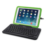 Wired Tablet Keyboard With Stand For For Ipad With Lightning Connector, Black
