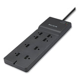Home-office Surge Protector, 8 Outlets, 8 Ft Cord, 2500 Joules, Black