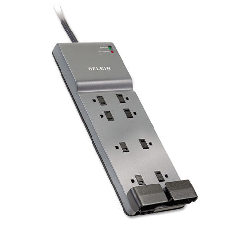 Home-office Surge Protector, 8 Outlets, 6 Ft Cord, 3390 Joules, White
