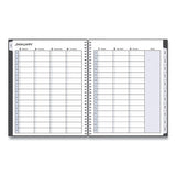 Passages Weekly-monthly Wirebound Planner, Vertical Format, 11 X 8.5, Charcoal Cover, 2022