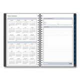 Passages Weekly-monthly Wirebound Planner, 8 X 5, Charcoal, 2022