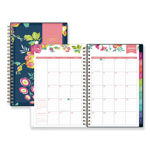 Planner,w-m,dd,navyfl,5x8