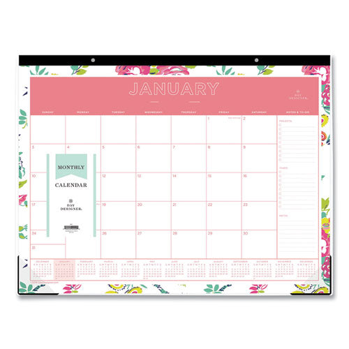 Day Designer Desk Pad Calendar, 22 X 17, 2022