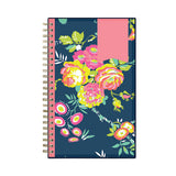 Day Designer Peyton Create-your-own Cover Weekly-monthly Planner, Floral, 8 X 5, Navy, 12-month (july-june): 2022 To 2023