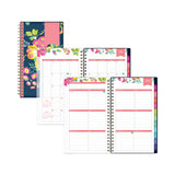 Day Designer Peyton Create-your-own Cover Weekly-monthly Planner, Floral, 8 X 5, Navy, 12-month (july-june): 2022 To 2023