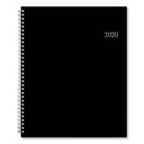 Classic Red Weekly-monthly Appointment Book, 15-min Time Slots (mon-sun), 11 X 8.5, Black Cover, 2021
