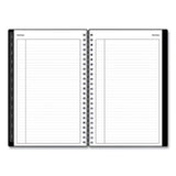 Enterprise Weekly-monthly Planner, Open Scheduling, 8 X 5, Black Cover, 2022