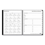 Teacher Academic Year Weekly-monthly Lesson Planner, 11 X 8.5, Black, 2021-2022