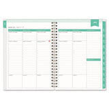 Day Designer Academic Year Weekly-monthly Frosted Planner, Palms Artwork, 11 X 8.5, 12-month (july-june): 2022-2023