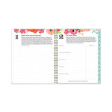 Day Designer Secret Garden Mint Frosted Weekly-monthly Planner, 11 X 8.5, Multicolor Cover, 12-month (jan To Dec): 2023