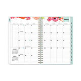 Day Designer Secret Garden Mint Frosted Weekly-monthly Planner, 8 X 5, Multicolor Cover, 12-month (jan To Dec): 2023