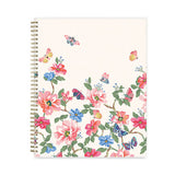 Fly By Frosted Weekly-monthly Planner, Fly By Butterflies Artwork, 11 X 8.5, Blush-pink Cover, 12-month (jan To Dec): 2023