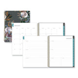 Kelly Ventura Midnight Garden Weekly/monthly Planner, Floral Artwork, 11 X 8.5, Multicolor Cover, 12-month (jan To Dec): 2024
