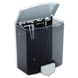 Classicseries Surface-mounted Liquid Soap Dispenser, 40 Oz, 5.81" X 3.31" X 6.88", Black-gray