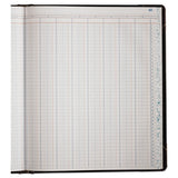 Columnar Accounting Book, 12 Column, Black Cover, 150 Pages, 10 1-8 X 12 1-4