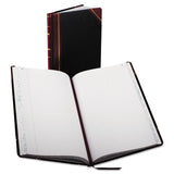 Record-account Book, Record Rule, Black-red, 300 Pages, 9 5-8 X 7 5-8