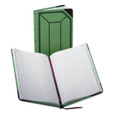 Record-account Book, Record Rule, Green-red, 500 Pages, 12 1-2 X 7 5-8