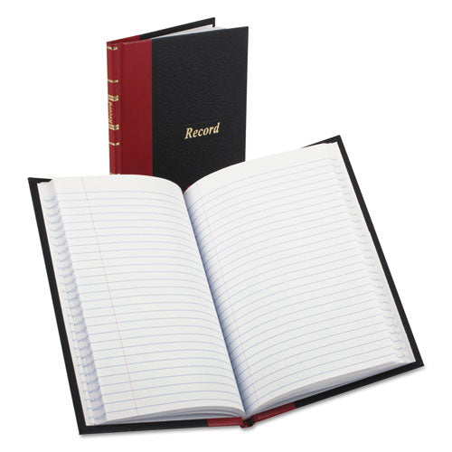Record-account Book, Black-red Cover, 144 Pages, 5 1-4 X 7 7-8