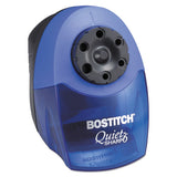 Quietsharp 6 Classroom Electric Pencil Sharpener, Ac-powered, 6.13" X 10.69" X 9", Blue