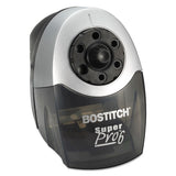 Super Pro 6 Commercial Electric Pencil Sharpener, Ac-powered, 6.13" X 10.69" X 9", Gray-black