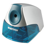 Personal Electric Pencil Sharpener, Ac-powered, 4.25" X 8.4" X 4", Blue