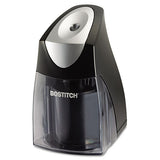 Quietsharp Executive Vertical Electric Pencil Sharpener, Ac-powered, 5.88" X 3.69" X 6.4", Black