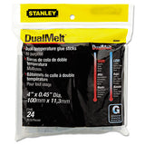 Dual Temperature Glue Sticks, 0.45" X 4", Dries Clear, 24-pack