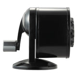 Antimicrobial Manual Pencil Sharpener, Manual, 5.44" X 2.69" X 4.33", Black