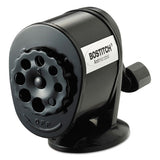 Antimicrobial Manual Pencil Sharpener, Manual, 5.44" X 2.69" X 4.33", Black